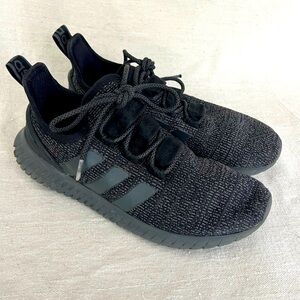 Adidas Kaptir Cloudfoam Shoes Mens Size 8 Black Gray Running Trainers EE9513